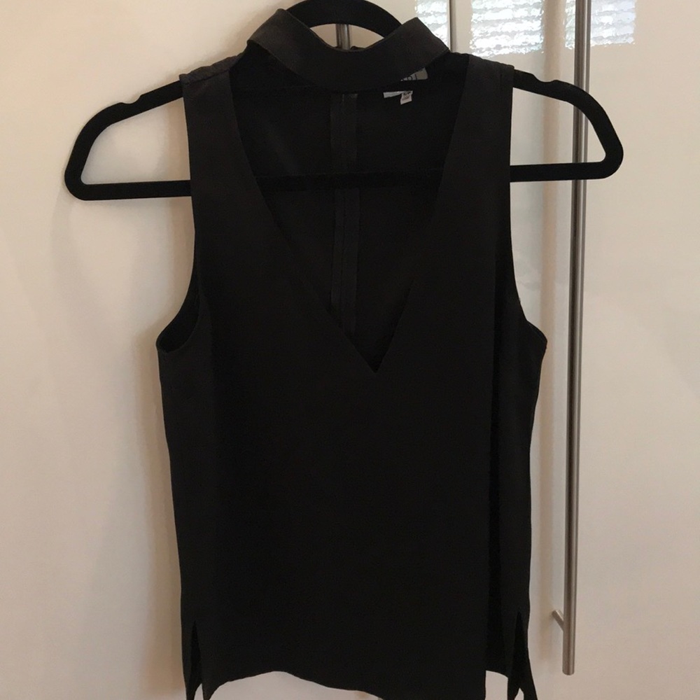 Black choker top